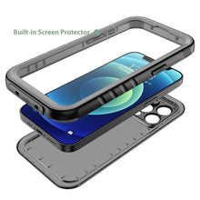 Заредете изображение във визуализатора на галерията – Tech-Protect ShellBox waterproof IP68 case for iPhone 14 Plus - black
