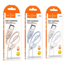 Заредете изображение във визуализатора на галерията – HOCO cable USB A to Lightning 2,4 A X114 1 m white
