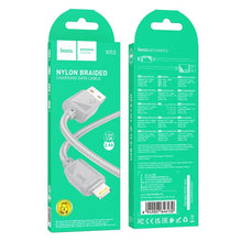 Заредете изображение във визуализатора на галерията – HOCO cable USB A to Lightning 2,4A X113 1 m gray

