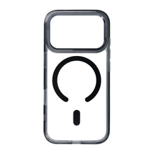 Заредете изображение във визуализатора на галерията – Case for iPhone 18 Pro Max / 17 Pro Max Frame Clear Hybrid Mag Cover compatible with MagSafe black
