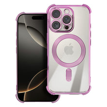 Заредете изображение във визуализатора на галерията – Case ANTISHOCK ELECTRO for IPHONE 17 Pro Max compatible with MagSafe pink
