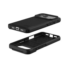 Заредете изображение във визуализатора на галерията – UAG Urban Armor Gear case METROPOLIS LT compatible with MagSafe for IPHONE 17 Pro kevlar black
