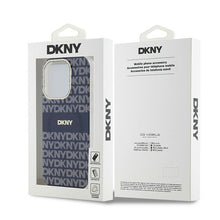 Заредете изображение във визуализатора на галерията – Original Case DKNY hardcase IML Mono &amp; Stripe MagSafe DKHMP15LHRHSEB for Iphone 15 Pro blue
