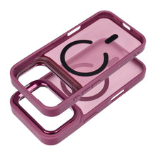 Заредете изображение във визуализатора на галерията – Case for iPhone 18 Pro / 17 Pro Forcell F-Protect Shadow Stand Premium compatible with MagSafe dark cherry
