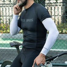 Заредете изображение във визуализатора на галерията – Rockbros XT9002W cycling sleeves - white (2 pcs.)
