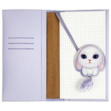 Заредете изображение във визуализатора на галерията – NIMMY set 2in1 notebook + pen BIG EYED PET 2.0 Rabbit purple
