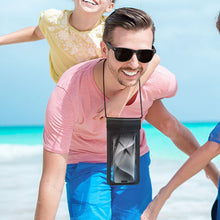 Заредете изображение във визуализатора на галерията – Waterproof case for mobile phone Hoco IP68 240 x 120 x 15 mm HX53 black
