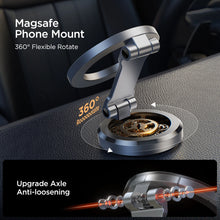 Заредете изображение във визуализатора на галерията – Joyroom JR-ZS403 foldable magnetic car phone holder on the dashboard - gray
