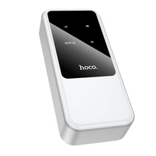 Заредете изображение във визуализатора на галерията – Wireless router 4G LTE WiFi 6 Hoco HI42 biały
