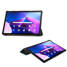 Заредете изображение във визуализатора на галерията – Tech-Protect SmartCase case for Lenovo Tab M10 Plus (3rd gen.) 10.6" TB-125 / TB-128 - blue with an elephant
