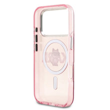 Заредете изображение във визуализатора на галерията – KARL LAGERFELD case for IPHONE 17 Pro compatible with MagSafe KLHMP17LHGCHGKBP (IML Choupette Sketch Logo) pink
