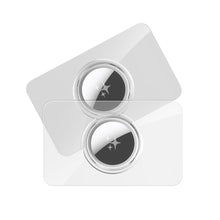 Заредете изображение във визуализатора на галерията – DUX DUCIS card-shaped protective case for AirTag 2 pcs transparent + black
