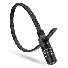 Заредете изображение във визуализатора на галерията – Rockbros 3240001001 bicycle lock for 0.5 m combination - black
