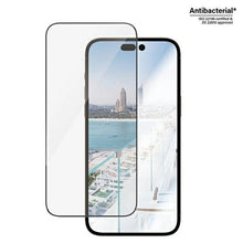 Заредете изображение във визуализатора на галерията – PanzerGlass Ultra-Wide Fit antibacterial tempered glass with glare filter and positioner for iPhone 14 Pro Max
