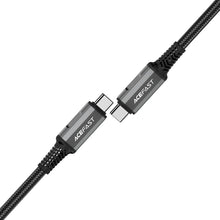 Заредете изображение във визуализатора на галерията – Acefast C1-09 USB-C / USB-C USB4 PD3.1 cable 5A 1m - gray-black
