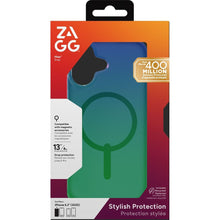 Заредете изображение във визуализатора на галерията – ZAGG case MILAN SNAP compatible with MagSafe for IPHONE 17 raven feather
