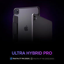 Заредете изображение във визуализатора на галерията – Spigen Ultra Hybrid Pro case for iPad Pro 11" 2024 - black
