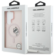 Заредете изображение във визуализатора на галерията – KARL LAGERFELD case for SAMSUNG S26 Ultra KLHMS26L6HCPSCP (Magnetic IML Peekaboo Choupette) pink
