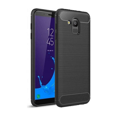 Гръб CARBON за SAMSUNG J6 2018 черен