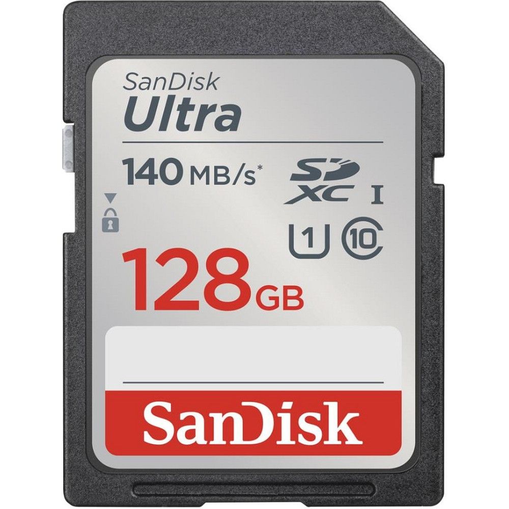 SANDISK карта памет ULTRA SDXC 128GB 140MB/s