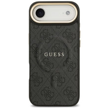Заредете изображение във визуализатора на галерията – GUESS case for IPHONE 17 Air compatible with MagSafe GUHMP17MP4MSEGCK (PU 4G W/ Classic) black
