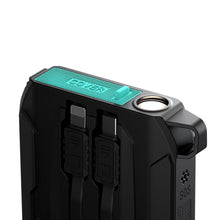 Заредете изображение във визуализатора на галерията – Joyroom JR-L017 22.5W 10000mAh Powerbank with built-in USB-C / Lightning cables - black
