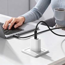 Заредете изображение във визуализатора на галерията – Cable USB C do USB C Hoco USB4 40Gbps/8K60Hz 5A 240W 1m US15 black
