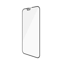 Заредете изображение във визуализатора на галерията – PanzerGlass E2E Microfracture Antibacterial Glass with Swarovsky Crystal Camera Cover for iPhone 13/13 Pro - With Black Frame

