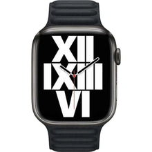 Заредете изображение във визуализатора на галерията – Apple ML823AM/A magnetic leather strap for Apple Watch 45 / 42 mm M/L - black
