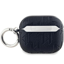 Заредете изображение във визуализатора на галерията – Karl Lagerfeld Monogram Choupette Head case for AirPods 3 - black

