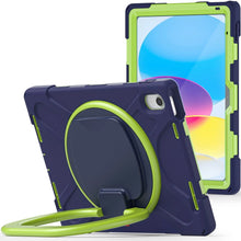 Заредете изображение във визуализатора на галерията – Tech-Protect X-Armor case for iPad 10.9" 2022 - navy blue and green
