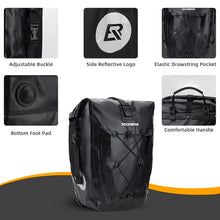 Заредете изображение във визуализатора на галерията – Rockbros 30140022001 waterproof bicycle bag for trunk - black
