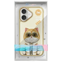 Заредете изображение във визуализатора на галерията – NIMMY case COOL&amp;CUTE 2.0 Cat for IPHONE 16 khaki
