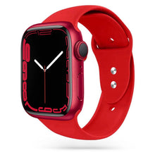 Заредете изображение във визуализатора на галерията – Tech-Protect IconBand for Apple Watch 4 / 5 / 6 / 7 / 8 / 9 / SE (38/40/41 mm) - red
