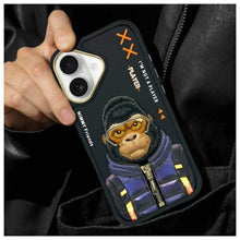 Заредете изображение във визуализатора на галерията – NIMMY case COOL&amp;CUTE 2.0 Monkey for IPHONE 16 black
