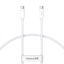 Заредете изображение във визуализатора на галерията – Baseus Superior 2 CB000066 USB-C / USB-C USB4 cable 240W 1.8m - white
