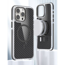 Заредете изображение във визуализатора на галерията – FIBER Case comapitble with MagSafe for IPHONE 16E black
