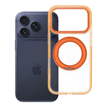 Заредете изображение във визуализатора на галерията – Case for iPhone 18 Pro Max / 17 Pro Max Frame Circle Stand compatible with MagSafe orange

