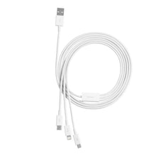 Заредете изображение във визуализатора на галерията – Baseus Superior Series USB-A - USB-C / Lightning / micro USB 3.5A cable 1m - white
