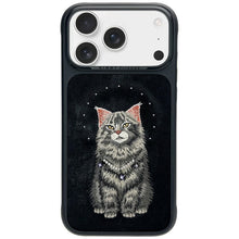 Заредете изображение във визуализатора на галерията – NIMMY case LUCKY FASHION CAT compatible with MagSafe for IPHONE 18 Pro/17 Pro black

