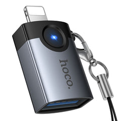Adapter OTG Lightning to USB A Hoco UA46 Victory gray