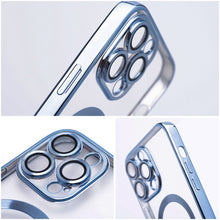 Заредете изображение във визуализатора на галерията – Case for Samsung A08 Electro Mag Cover compatible with MagSafe titanium blue
