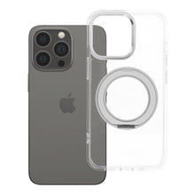 Заредете изображение във визуализатора на галерията – Case for iPhone 13 PRO Frame Circle Stand compatible with MagSafe transparent
