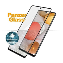 Заредете изображение във визуализатора на галерията – PanzerGlass E2E Super+ antibacterial tempered glass for Samsung Galaxy A42 5G - with black frame
