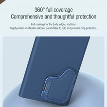 Заредете изображение във визуализатора на галерията – Nillkin CamShield Silky Prop Silicone Case for Samsung Galaxy S24 Ultra - black
