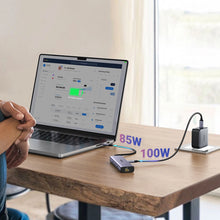Заредете изображение във визуализатора на галерията – HUB Ugreen CM512 15598 6in1 USB-C - 3x USB-A 3.0 / HDMI / RJ45 / USB-C PD - gray
