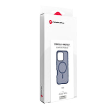 Заредете изображение във визуализатора на галерията – Case for iPhone 16 Pro Forcell F-Protect BumperX Premium compatible with MagSafe navy blue
