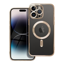 Заредете изображение във визуализатора на галерията – ELECTRO MAG COVER case compatible with MagSafe for IPHONE 17 Pro Max gold
