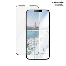 Заредете изображение във визуализатора на галерията – PanzerGlass Ultra-Wide Fit Antibacterial Tempered Glass with Glare Filter and Positioner for iPhone 14 Plus / 13 Pro Max
