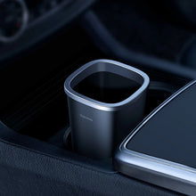 Заредете изображение във визуализатора на галерията – Baseus CRLJT-A01 waste bin for a car mounted in a cup holder - black
